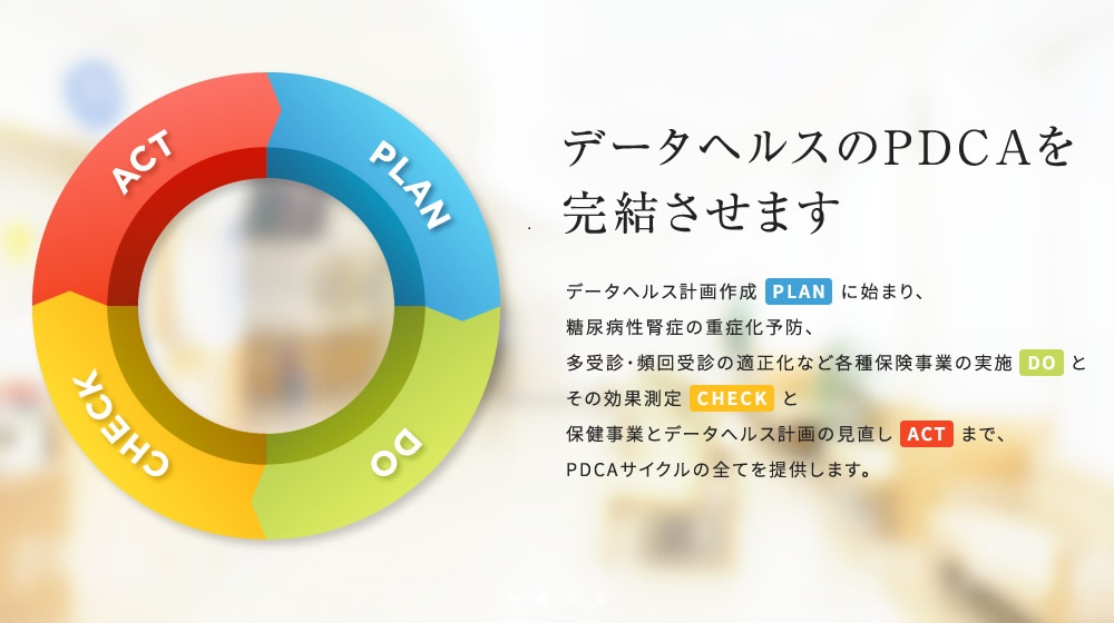 拡がる医療ビッグデータの水平線から健康に暮らせる未来を創ります。